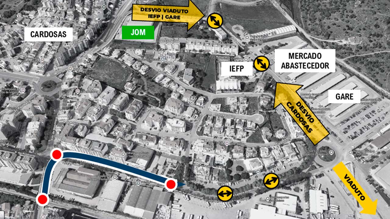Empreitada de requalificação da Rua Projetada à Caldeira do Moinho arranca após concurso repetido e decorre em fases para reduzir impactos na circulação.
