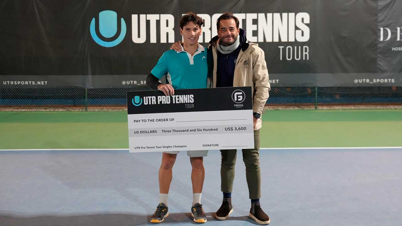 Os tenistas Tomas Curras e Gaelle Desperrier venceram o primeiro torneio UTR do ano, disputado no Carvoeiro Clube de Ténis e Padel.