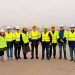 Hub Azul de Olhão recebeu visita estratégica de Ricardo Calé, UAlg e S2AQUAcoLAB para acompanhar obra e reforçar economia do mar.