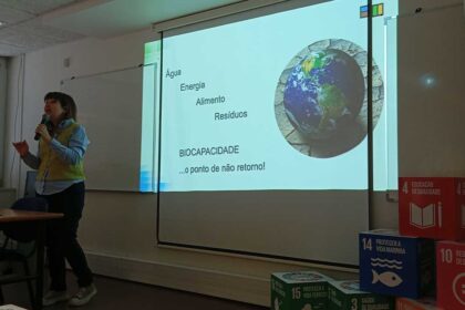 Loulé sensibiliza mais de 110 alunos para a literacia climática, com sessões sobre emissões, pegada carbónica e sustentabilidade.
