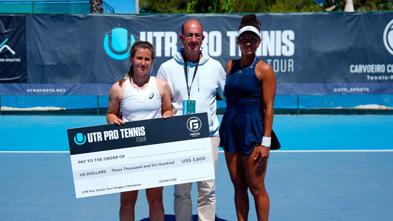 Lagutin e Petretic vencem 5.º UTR Pro Tennis Tour no Carvoeiro após semanas perfeitas com seis vitórias cada e domínio claro nas finais.