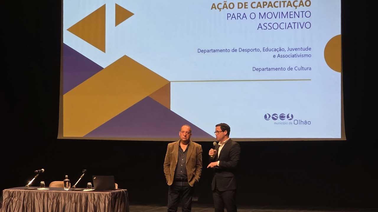 Olhão capacita mais de uma centena de dirigentes associativos numa ação com 127 participantes, incluindo treinadores, no Auditório Municipal.