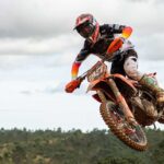 Gonçalo Cardoso garantiu um lugar no pódio do MX2 na jornada do Nacional de Motocross realizada na Cortelha.