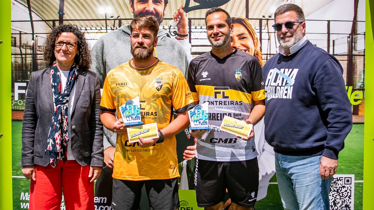 Padel Cup Play4Children reuniu atletas e público em Albufeira e angariou 985 euros para apoiar crianças.