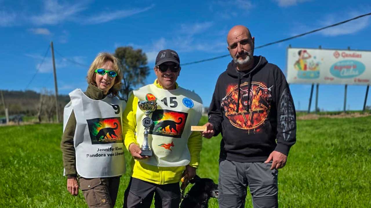 O treinador algarvio João Paulino venceu o campeonato nacional de Pistagem IFH3 com um Kelpie australiano.