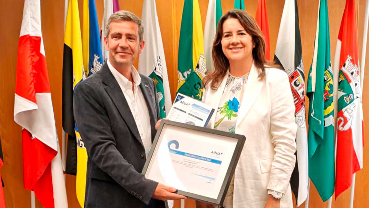 Classificação AQUA+ identifica na sede do Turismo do Algarve potencial para poupar 518 mil litros de água por ano.