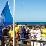 Praia da Rocha Baixinha Nascente recebeu a primeira Bandeira Azul do Algarve em 2026, hasteada em Albufeira.