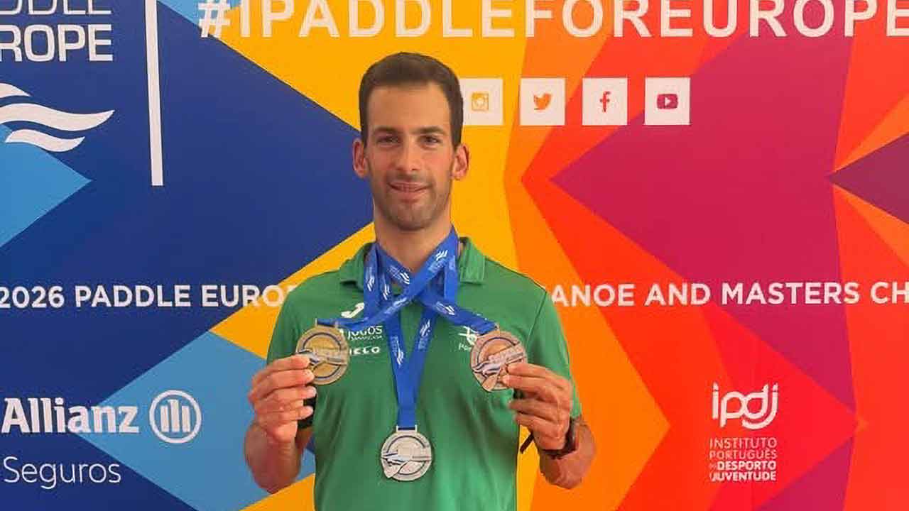 Norberto Mourão conquistou o terceiro título europeu consecutivo e bateu o recorde europeu em Montemor-o-Velho.