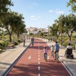 A Circular Verde propõe uma nova abordagem à mobilidade em Faro, ligando freguesias, natureza e espaço urbano através de uma rede verde integrada.