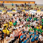 Festa do Andebol levou cerca de 400 jovens atletas a Lagoa, com 23 seleções regionais sub-14 e jogos nos pavilhões.