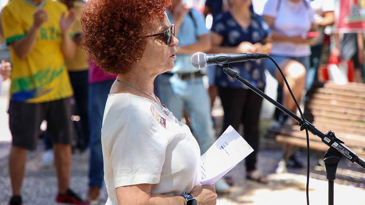 Médicos, enfermeiros e trabalhadores da Função Pública aproveitaram a greve geral para expor carências estruturais dos serviços de saúde no Algarve.