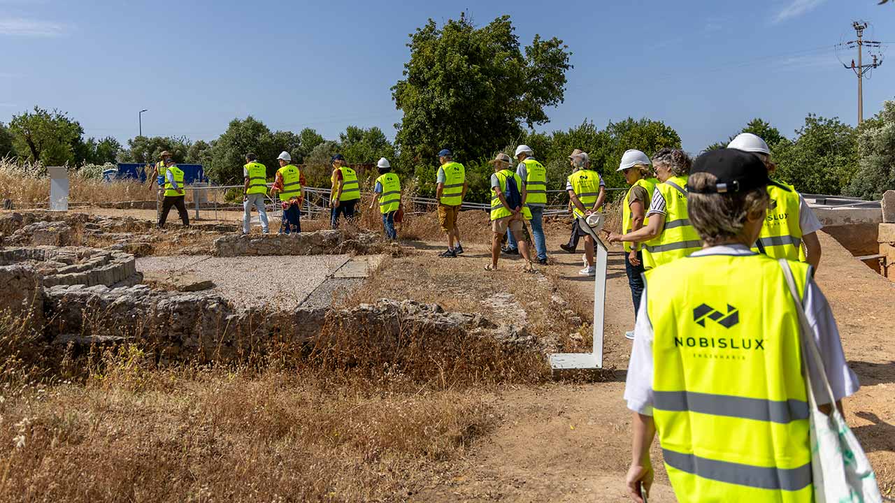 Património Cultural, entidade que agora tutela as Ruínas Romanas de Milreu investe no monumento de Estoi, Faro, com verbas do PRR.