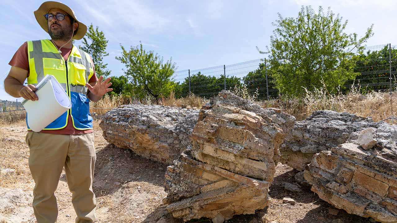 Património Cultural, entidade que agora tutela as Ruínas Romanas de Milreu investe no monumento de Estoi, Faro, com verbas do PRR.