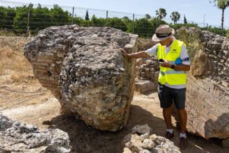 Património Cultural, entidade que agora tutela as Ruínas Romanas de Milreu investe no monumento de Estoi, Faro, com verbas do PRR.