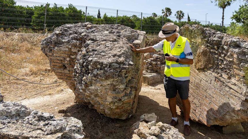 Património Cultural, entidade que agora tutela as Ruínas Romanas de Milreu investe no monumento de Estoi, Faro, com verbas do PRR.