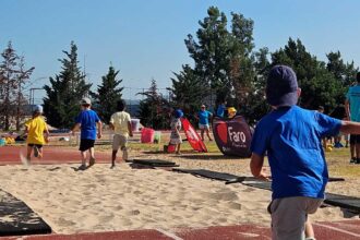 Festa da Motricidade Infantil juntou mais de 2500 crianças na Pista de Atletismo de Faro entre os dias 11 e 19 de junho.