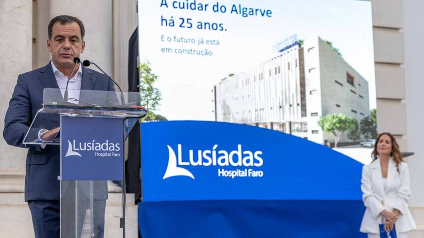 O Hospital Lusíadas Faro representa um investimento de 60 milhões de euros e deverá abrir no final de 2027.