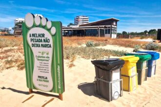 Empresa municipal aumentou a capacidade de reciclagem nas praias e mantém a campanha de sensibilização ambiental.