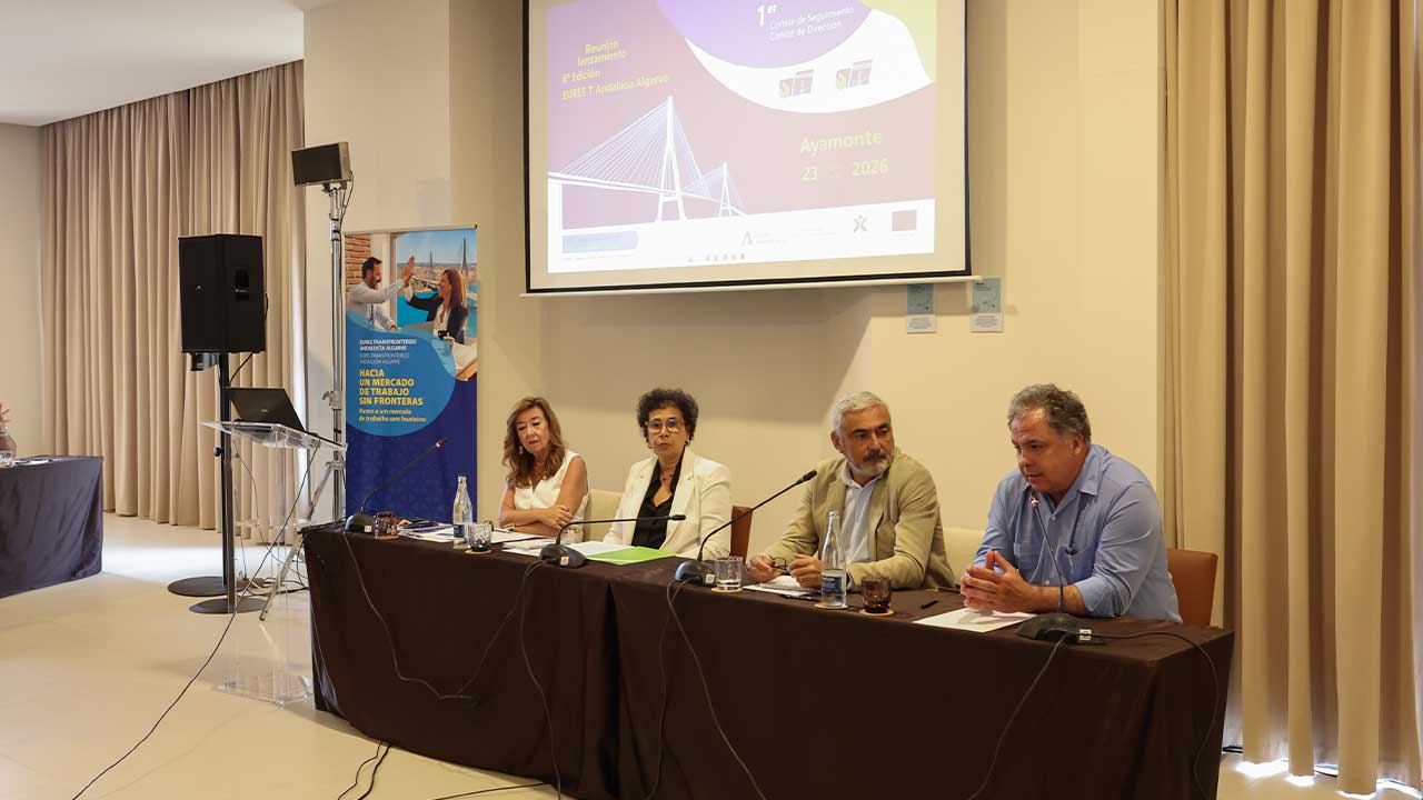Projeto EURES lança nova fase, com 1,4 milhões para mobilidade laboral entre Algarve e Andaluzia, até março de 2028.