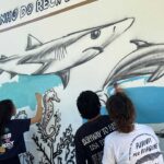 Observação de golfinhos, atividades práticas e um mural marcaram a participação de 200 alunos de Albufeira.