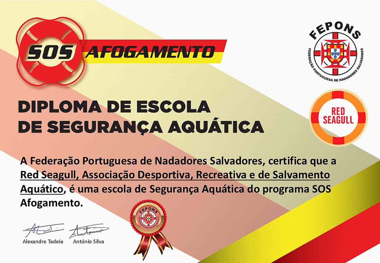 Federação distingue a ENSA Red Seagull pelo trabalho de prevenção do afogamento e promoção da segurança aquática.