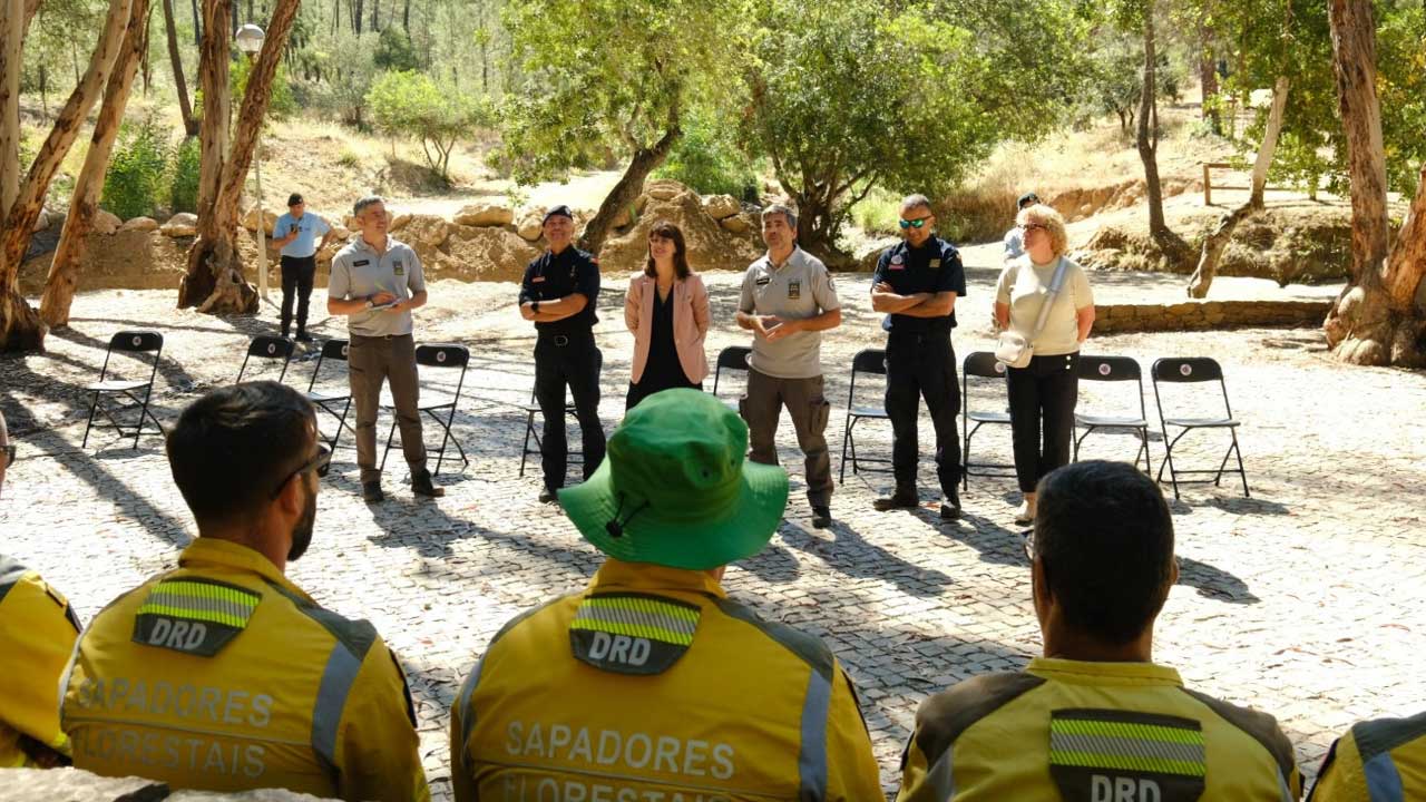 Sapadores florestais do Algarve reuniram-se em São Brás de Alportel, em encontro regional promovido pelo ICNF.