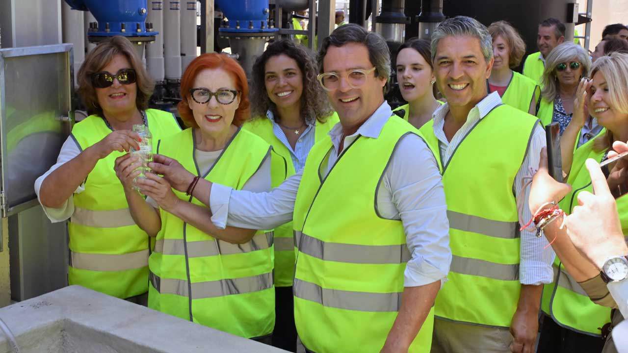 Estação de Água para Reutilização da ETAR de Vilamoura vai reduzir o consumo de água potável em campos de golfe, agricultura e jardins públicos.