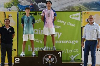 Alexandre Bernardo do CHE Lagoense venceu a 3.ª Jornada Nacional de Badminton e somou o segundo triunfo consecutivo na competição, em época de estreia sénior.