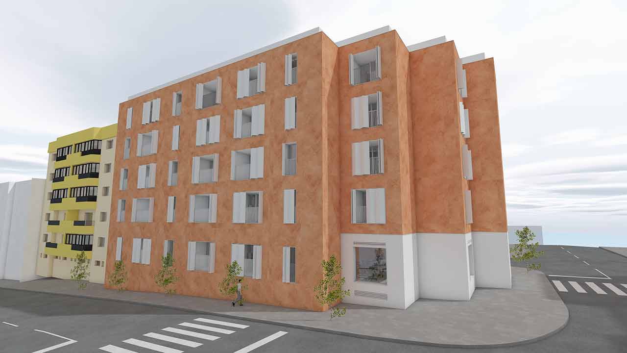 Obra de 5,1 milhões de euros vai construir 28 habitações para arrendamento apoiado em Portimão.