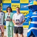 Footvolley World Tour transformou a Praia dos Pescadores num palco internacional, com lotação completa e atletas de dez países em competição.
