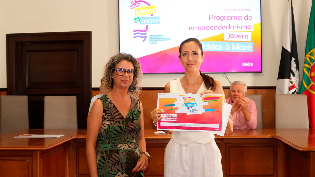 Tavira distinguiu três projetos jovens no «Ideias à Maré», entre cozinha intercultural, bem-estar digital e apoio a pequenos negócios.