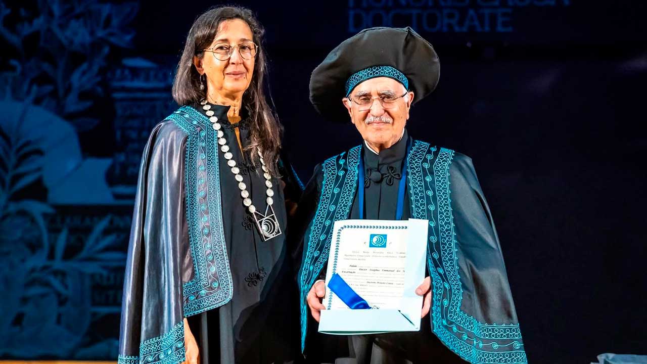 José D’Encarnação recebe voto de louvor da Câmara de São Brás, após ser distinguido com Doutor Honoris Causa pela UAlg.