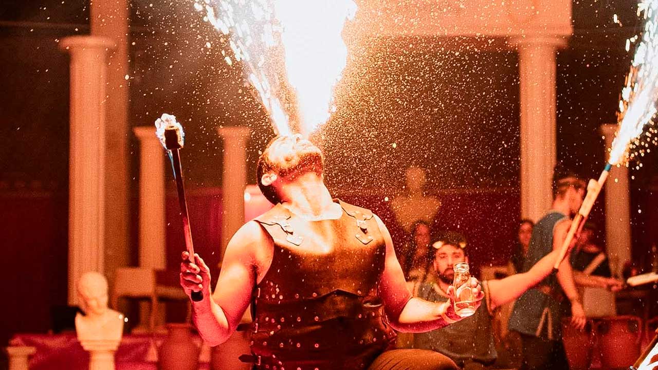 Salir no Tempo levou três dias de recriação romana à vila do interior de Loulé, com gastronomia da época e mais de 200 espetáculos.