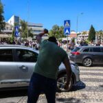 Protesto TVDE em Albufeira.