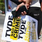 Protesto TVDE em Albufeira.